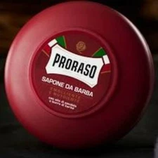 Proraso Shaving Soap in a Bowl Moisturizing and Nourishing Red 150 ml