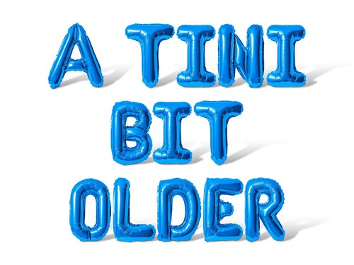 A TINI BIT OLDER Letter Balloon Banner - Birthday Party Supply Decorations DIY - Picture 11 of 55