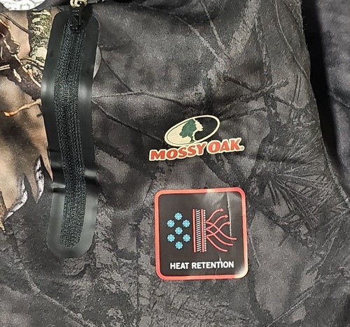 Mossy Oak Break-Up Eclipse Black Camo Hoodie Hunting Men's Size Small (34/36) - Picture 4 of 13