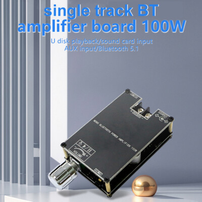 ZK-1001B Mono 100W Bluetooth Audio Power Amplifier Module TWS DC7-24V TPA3116