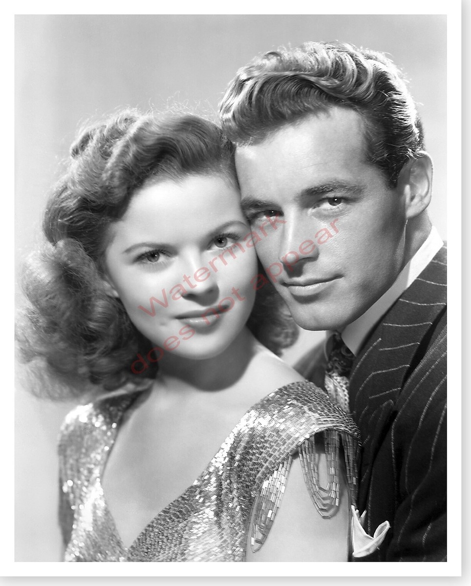 Actress Shirley Temple With Guy Madison Publicity 8x10