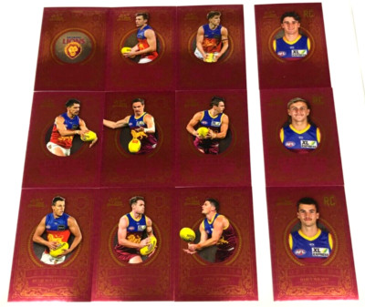 2022 SELECT AFL OPTIMUM SERIES OPTIMUM PLUS CARD FULL TEAM SET(9+3)-RISBANE