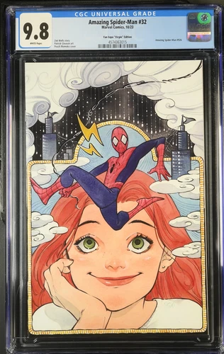 Amazing Spider-Man #32 Peach Momoko Fan Expo Virgin Variant CGC 9.8