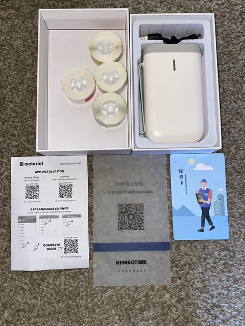 niimbot bluetooth label printer