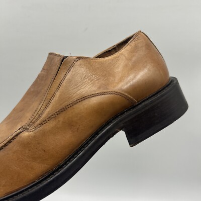 VINTAGE KENNETH COLE LEATHER UPPERS SIZE 13 TAN DERBY MADE  display picture 3