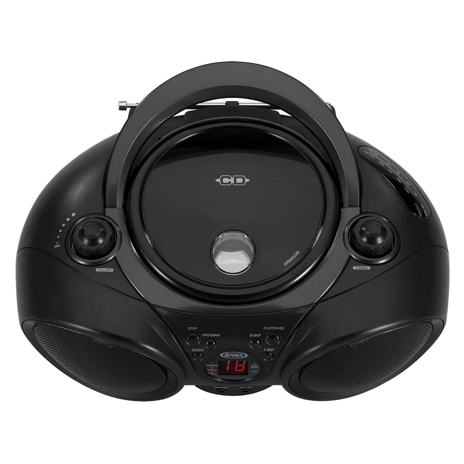 Portable Stereo CD Player with AM/FM Stereo Radio (Red) AA eBay