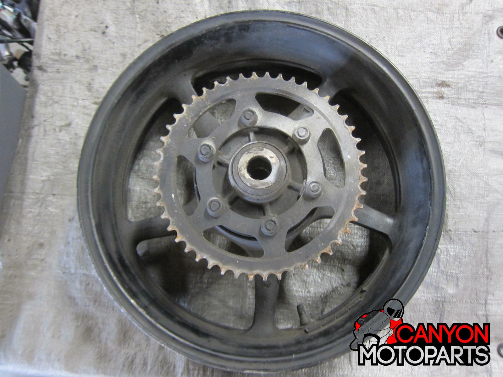 03 04 05 Yamaha R6 06 07 08 09 R6s Rear Wheel w/ Sprocket | eBay