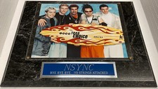*SALE*  NSYNC JUSTIN TIMBERLAKE FRAMED 8X10 PHOTO-12X15 WALL PLAQUE DISPLAY