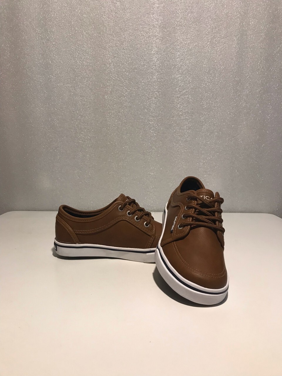 New! Nautica Moulouya Sneaker, Brown - Boy's Size: 1 image 3