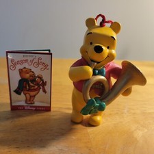 Poohs Season of Song Christmas Ornaments Lot Of 3 Pooh Eeyore Tigger Disney