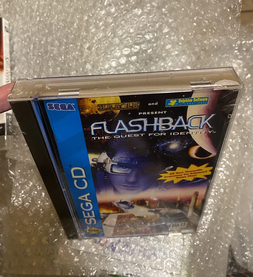 Flashback: The Quest for Identity NEW SEALED! Sega CD MARVEL V-LAP GOOD COND! - Image 3 of 4