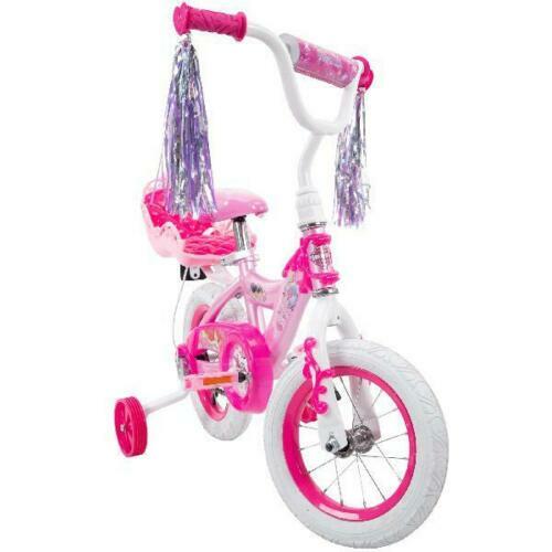 Huffy 12" Disney Princess Girls' Durable Steel Bike Pink ideal for 3 to 5 years