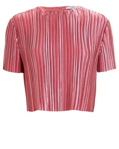 tibi pleated crop top