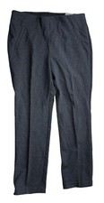 Chico's Pant Bottoms Women's Size 8 10 Fabulously Slimming Slim Gray NWT