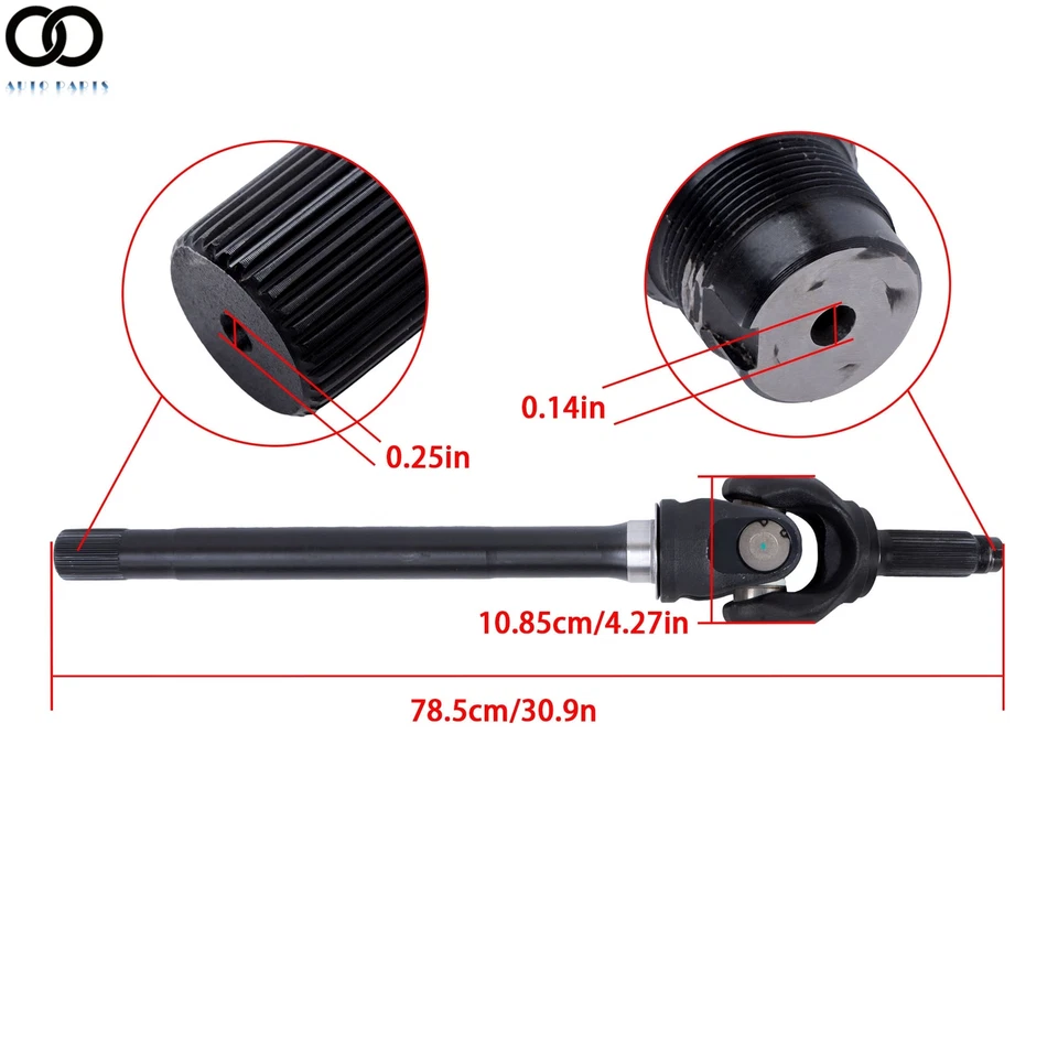 Eje delantero del lado del conductor para Dodge Ram 4500 Ram 5500 doble cabina 6,7 L 2008-2012 Foto 2 de 4