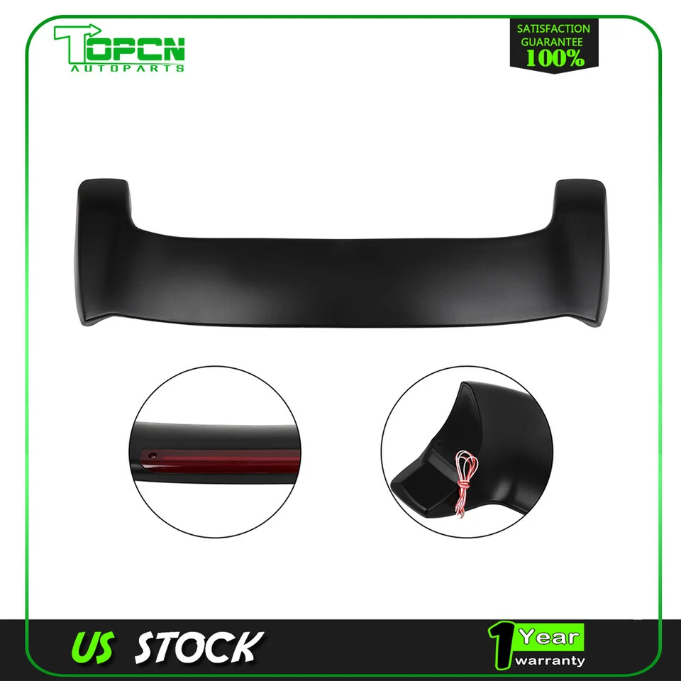 Alerón de techo trasero con luz de freno LED para Honda CR-V CRV 2002 2003 2004 2005-2006 Foto 3 de 4