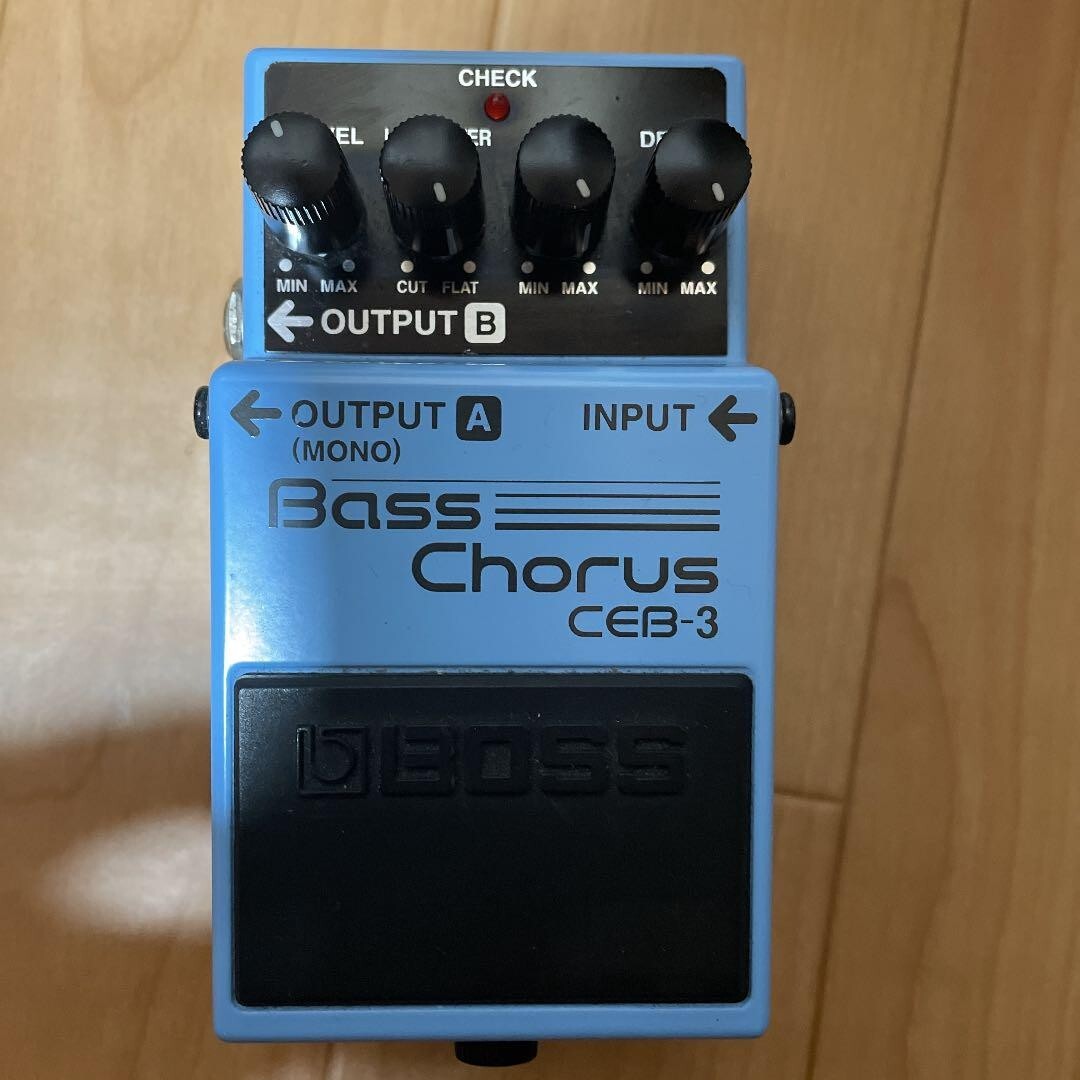 Boss CEB-3 Bass Chorus Bass Guitar Effect Pedal Good