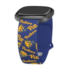 Correa de reloj Pitt Panthers HD para Fitbit Versa y Sense