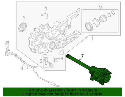 Genuine Ford Axle Assembly N1MZ-3A427-F | eBay