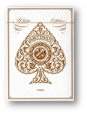 Artisan White Edition Playing Cards by Theory11 Poker Card Game