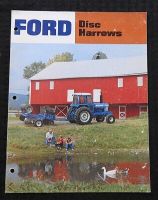 1984 ''FORD 200 205 212 220 221 222 223 Disc Harrows'' SALES BROCHURE VERY NICE