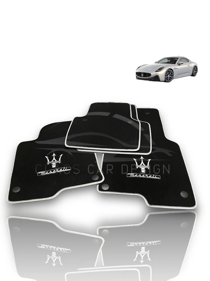 Alfombrillas para Maserati Ghibli Levante Quattroporte Granturismo Grecale MC20 Foto 2 de 4