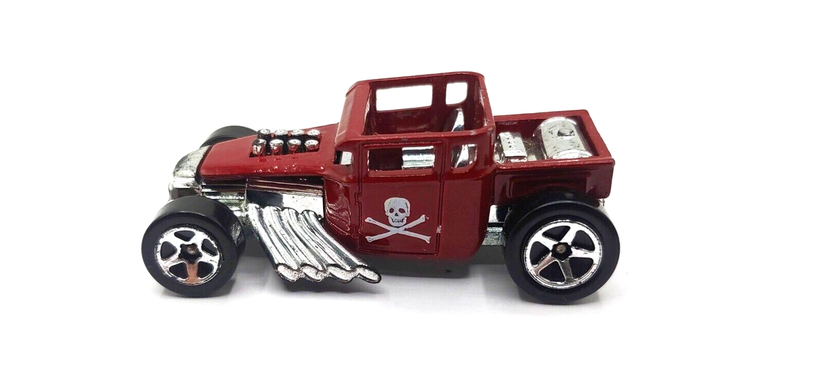 Vtg RARE Hot Wheels Bone Shaker Red Skull and Cross Bones J1 | eBay