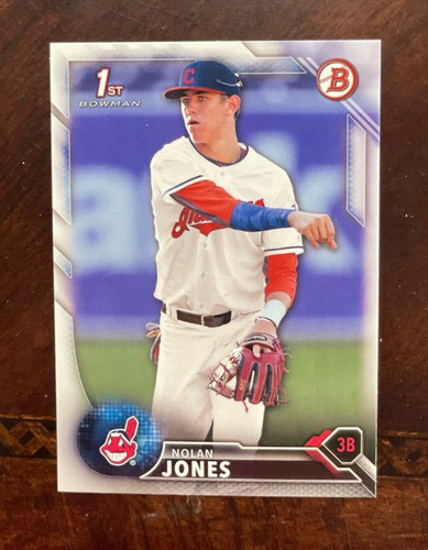 Nolan Jones #BD-32 2016 Bowman Draft card
