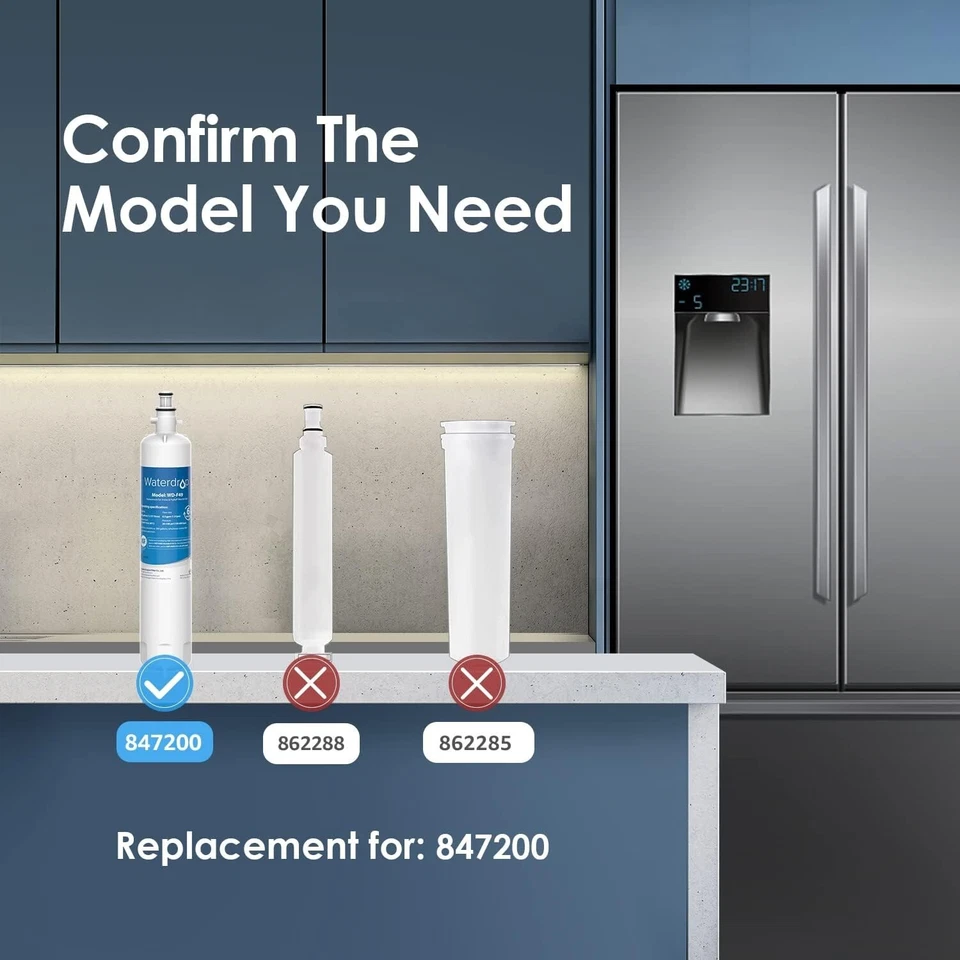 Waterdrop 847200 Water Filter Replacement for Fisher & Paykel Water Filter (3) - Image 2 of 4