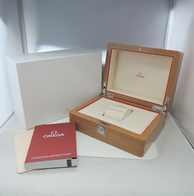 OMEGA WATCH BOX CASE BOOKLET 100Authentic FZ6569 SA1 eBay