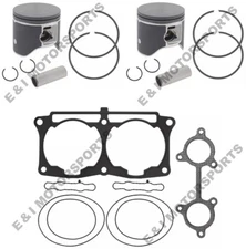 Polaris Pro RMK 850 SPI Dual Ring Pistons Top End Gasket Kit Std 85mm 2019-2024
