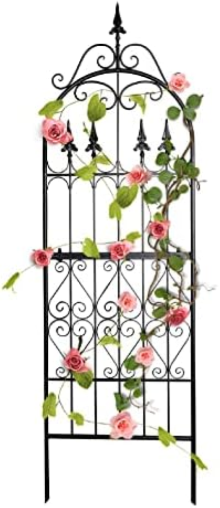 Trellis da giardino 182 cm X 55 cm per piante rampicanti - Supporto robusto in f