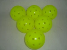 New 6 Franklin X-40 Pickleball Outdoor Ball set of 6  Optic Yellow