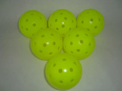 FRANKLIN SPORTS New 6 Franklin X-40 Pickleball Outdoor Ball set of 6 Optic Yellow