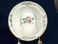 International Tableworks Heartland Village Set of 4 - 7 1/2" Rimmed Cereal Bowls