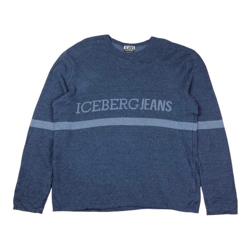 Vintage Iceberg Jeans Spellout Knit 