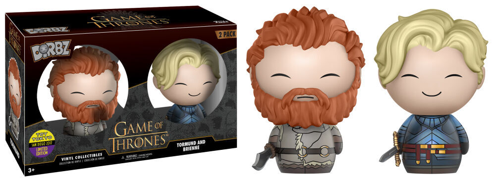 Funko Dorbz: Game of Thrones - GOT - 2 Pack - Tormund and Brienne - San Diego...