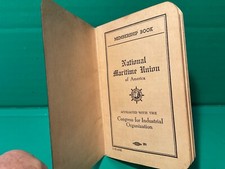 VINTAGE - 1941 NATIONAL MARITIME UNION of America Book VINTAGE - 1941 NATIONAL MARITIME UNION of America Book