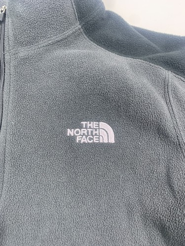 The North Face Sweater Boys Large Long Sleeve 1/4 Zip Outdoor Casual Gray - Picture 6 of 16