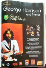 Publicité advert dvd concert advertising GEORGE HARRISON 2005 concert bangladesh