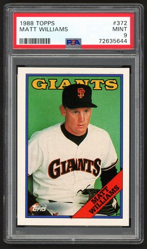 1988 Topps Matt Williams #372 card