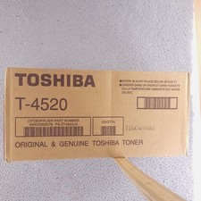 NEW Genuine Toshiba T-4520 (T4520) Black Toner Cartridge (4 Pack) OEM