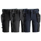 Snickerss 6108 Black/Navy/Grey LiteWork Shorts+ Detachable Holster Pockets
