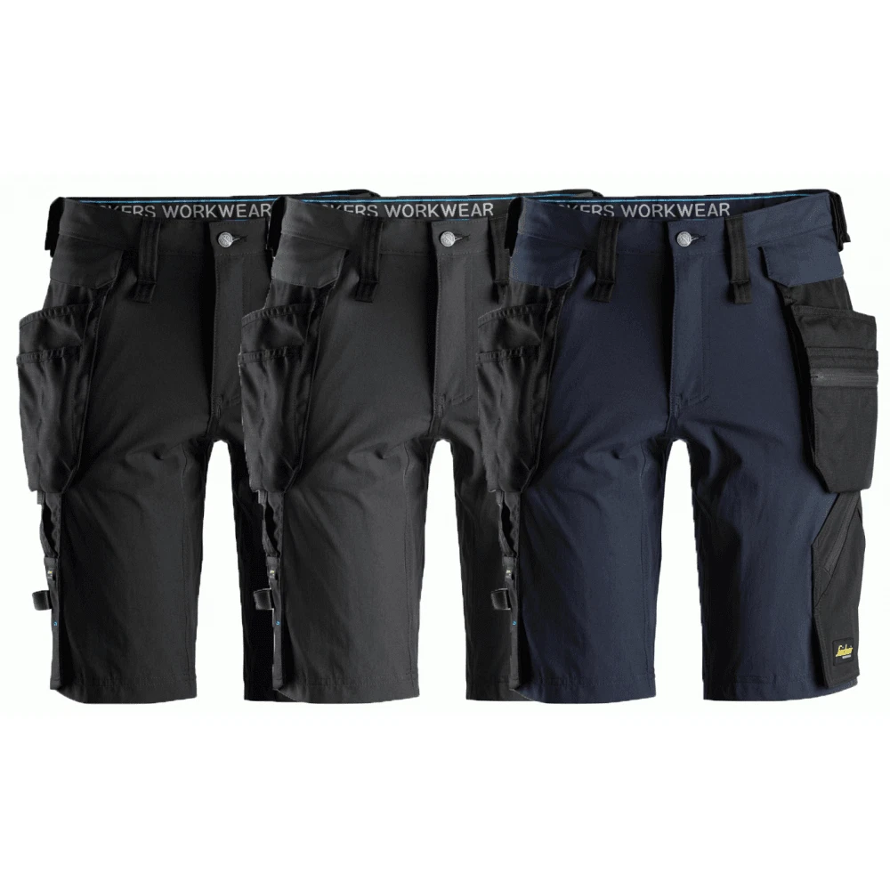 Snickerss 6108 Black/Navy/Grey LiteWork Shorts+ Detachable Holster Pockets
Opens in a new window or