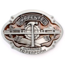 Carpenter Men's Belt Buckle Western Cowboy Native American CPT-01