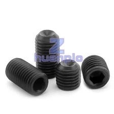 GRUB SCREW CUP ALLEN HEAD SOCKET HEX SET POINT ASSORTMENT KIT STEEL BLACK