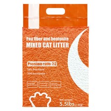 Pea  Bentonite Mixed Clumping Cat Litter Unscented Toilet Disposable 33.0 LBS