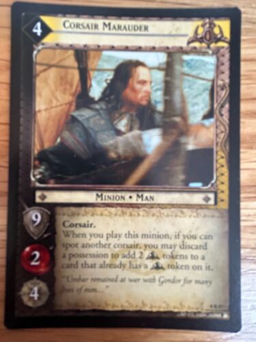 LORD OF THE RINGS (LOTR) TCG CCG: RARE CARD: CORSAIR MARAUDER 8R57 - Picture 1 of 1