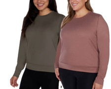 NEW Lukka Lux Women's 2 Pack Long Sleeve Active Top Size Small