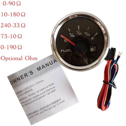 6 Gauge Set 160MPH 220KPH Speedo Tacho Fuel Temp Volt Oil 7 Colors LED USA STOCK - Picture 4 of 11